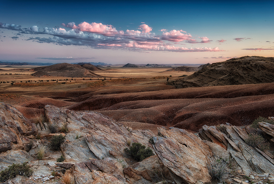Different sides of the Namib desert