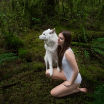 Woman + Wolf