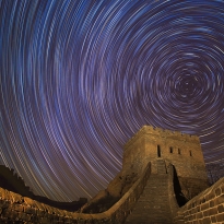 Great Wall Night in China 