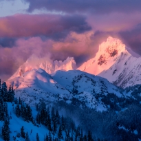The beauty of American majestic mountains