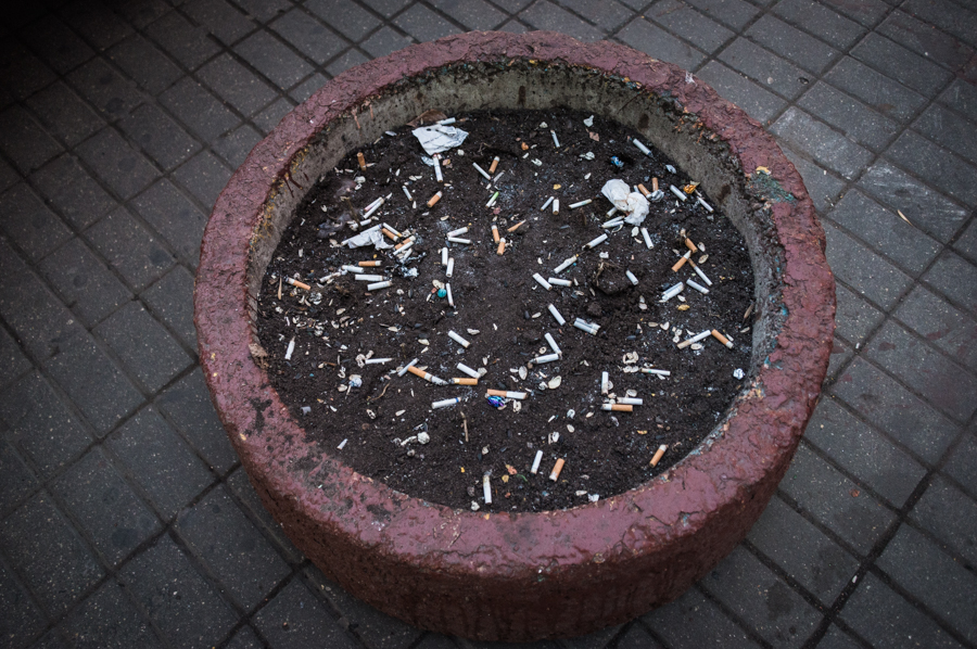 The world is your ashtray