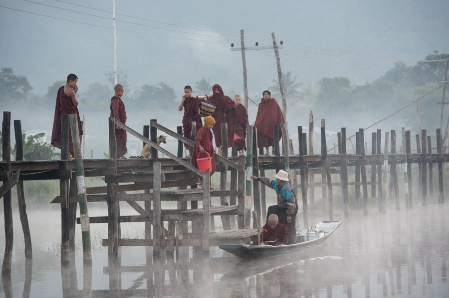 Water Taxi for Monks