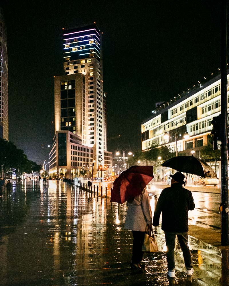 light urban rain