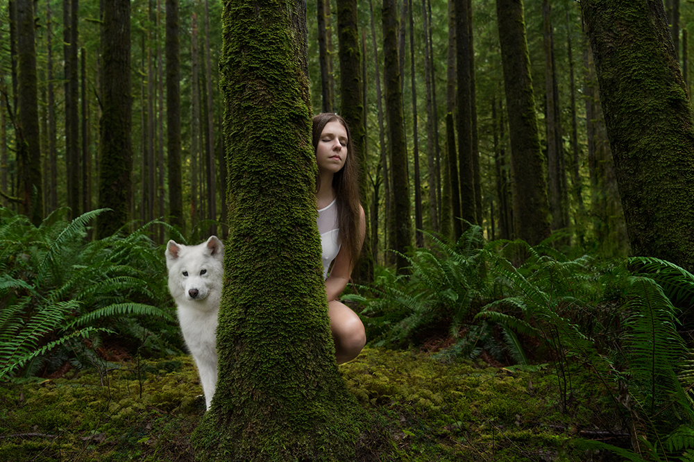 Woman + Wolf