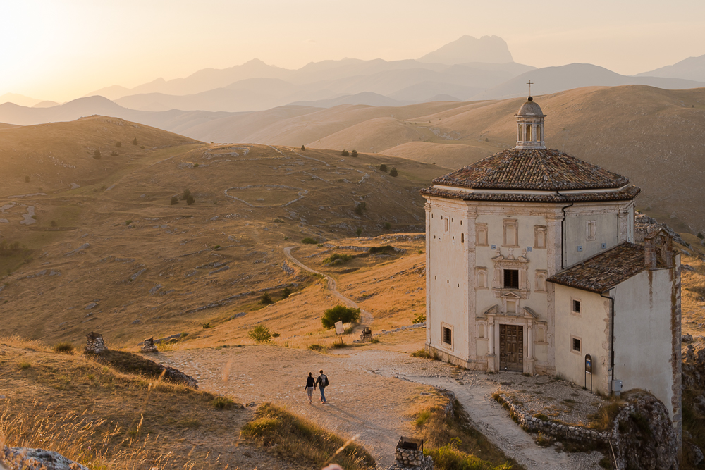 Una passeggiata al tramonto