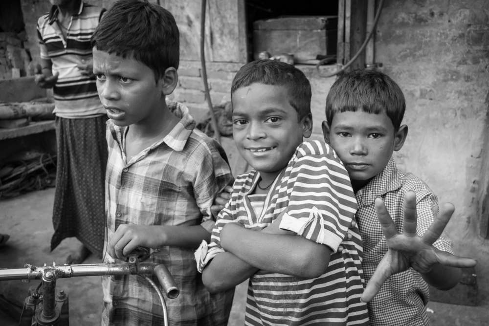 Kids of fisherman's village