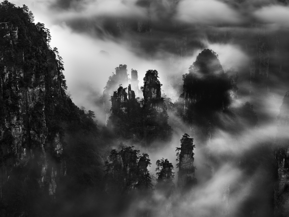 China In black and white 