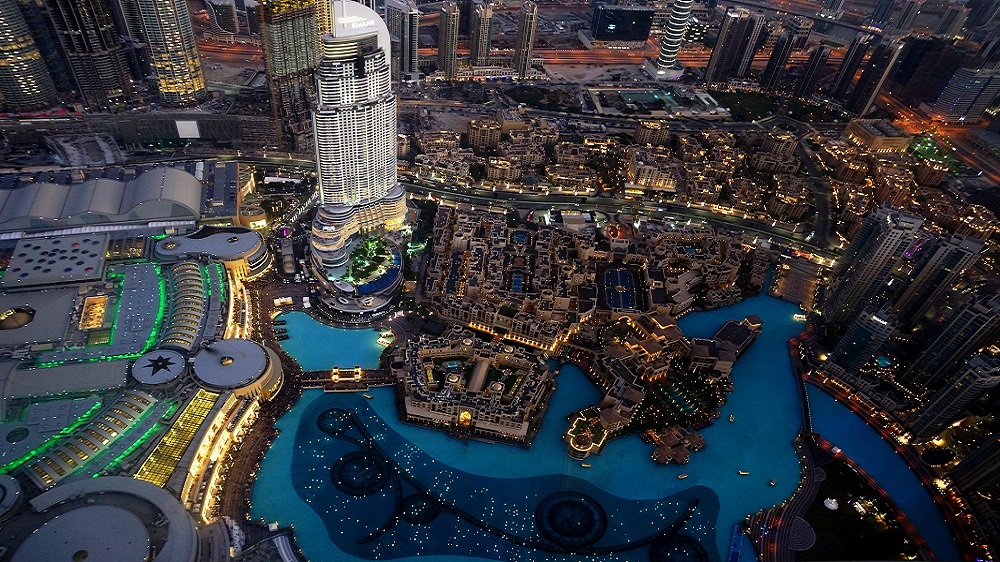Aerial View Of Downtown Dubai