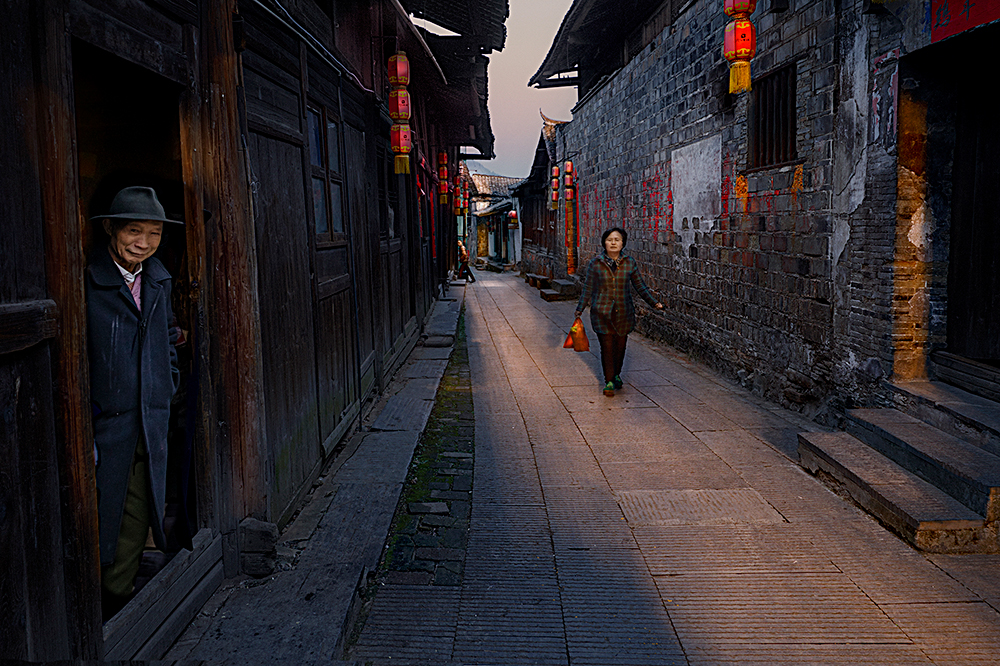 Walking the streets of old china