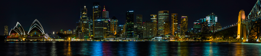 Sydney Night Cityscape