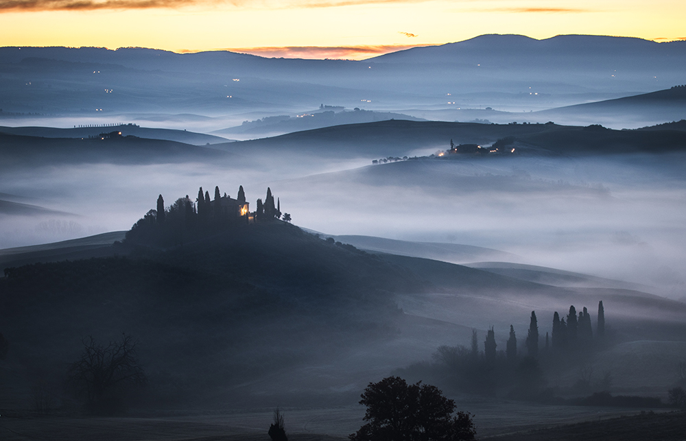 Misty Morning in Tuscany