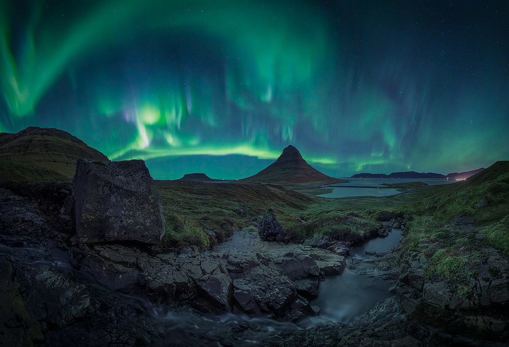 Kirkjufell Aurora