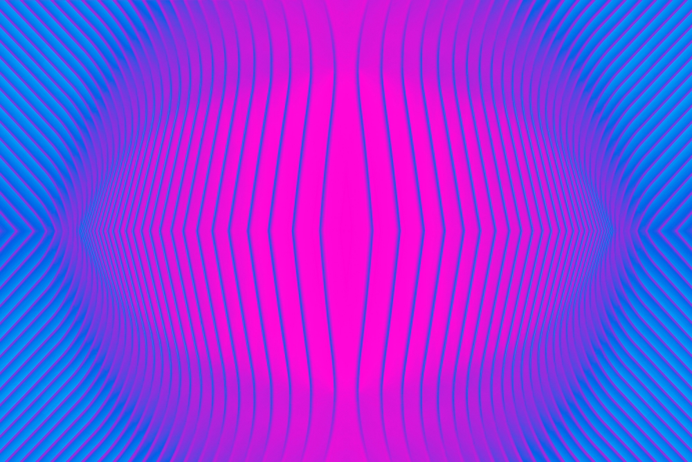 Pink and Blue Abstract Series