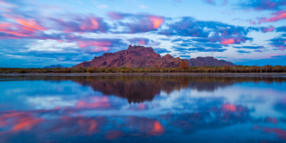 Red Mountain Reflection