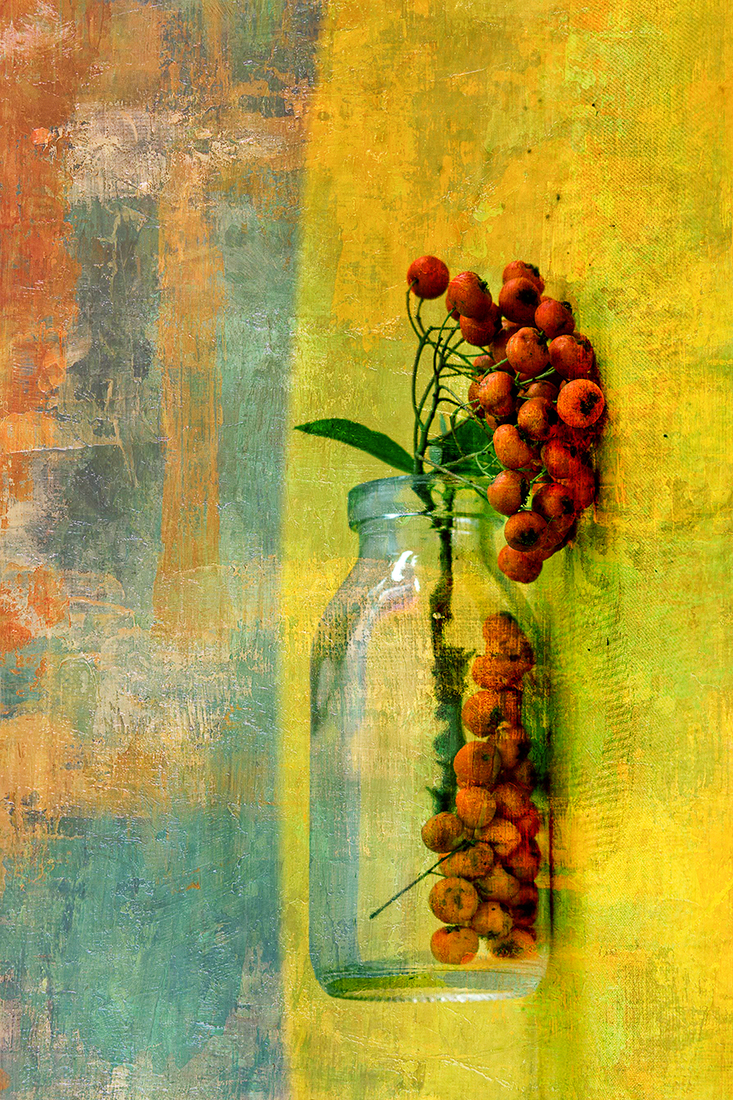 Still life with glass