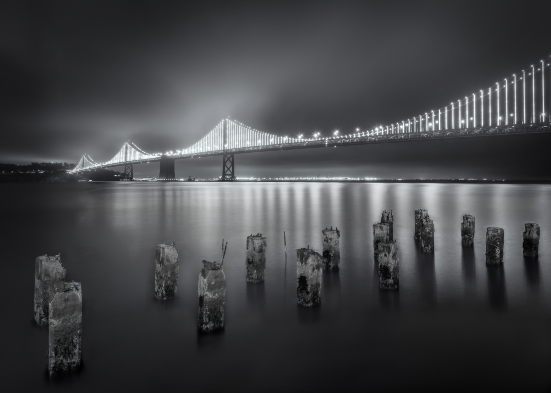 Bay Bridge in Mist.