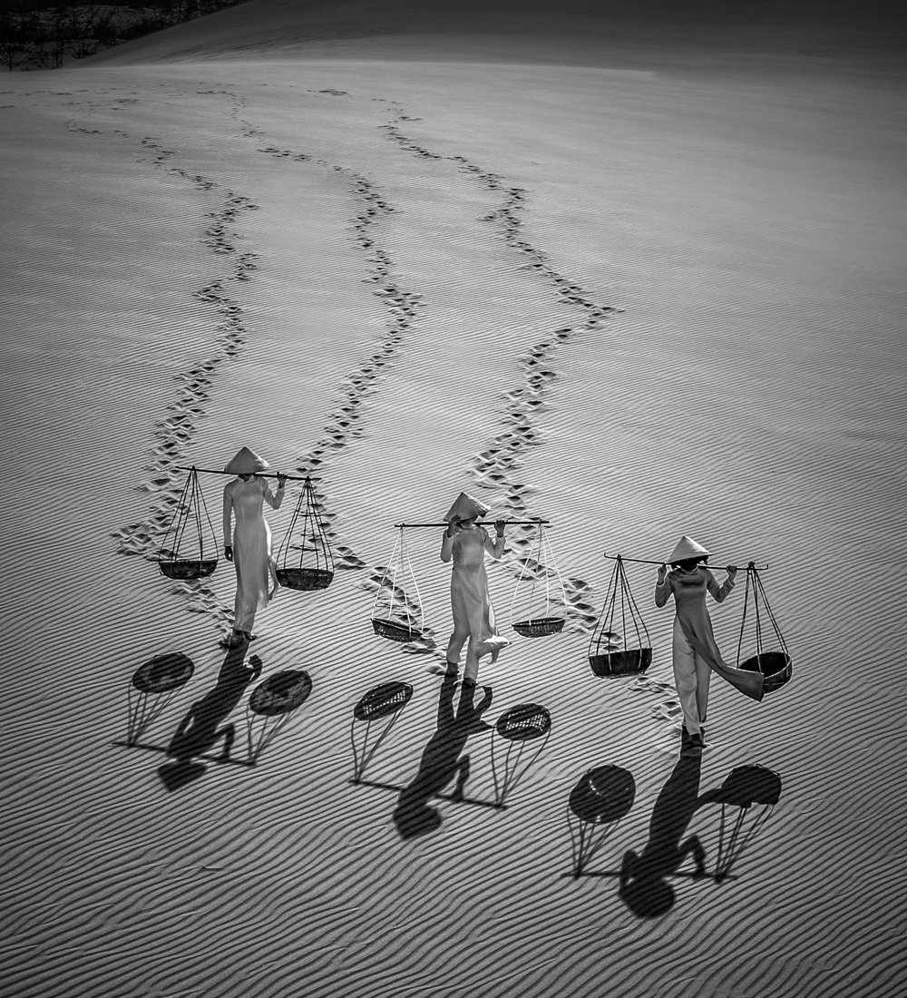 Three Girls Sand Dune