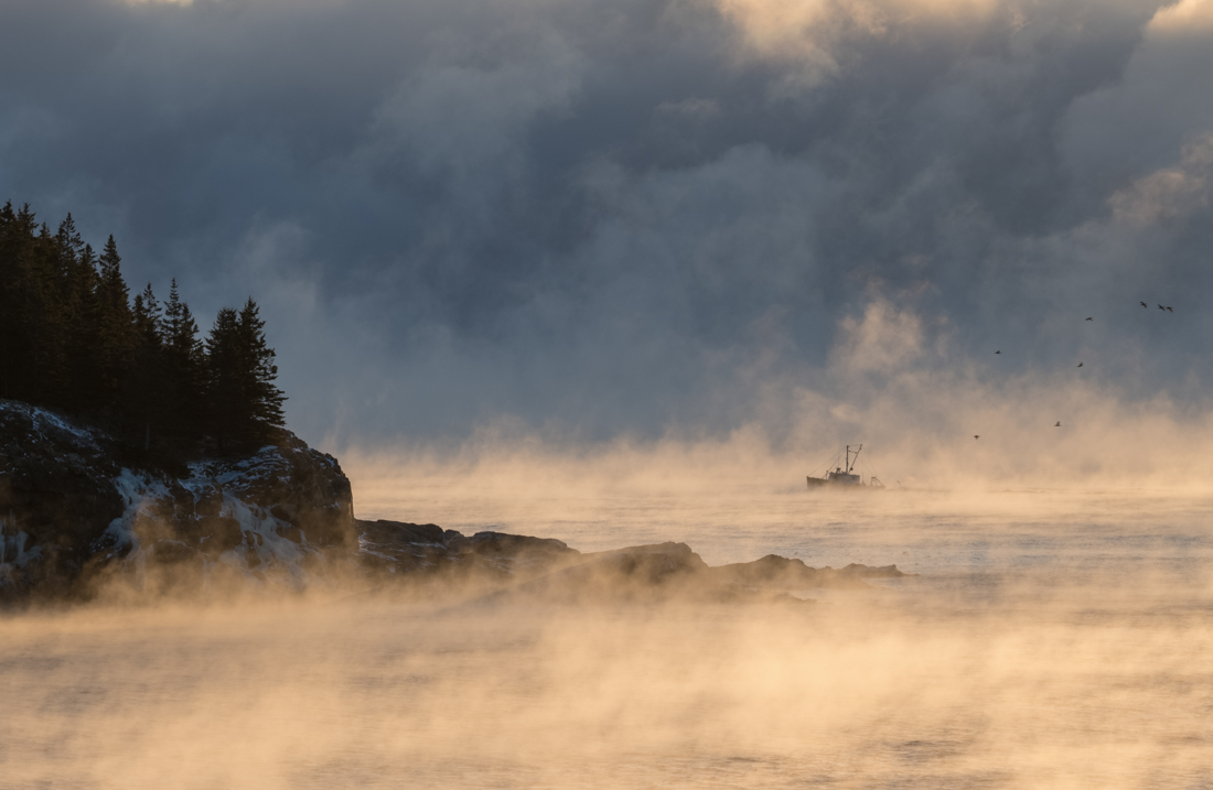 Sea Smoke Fishing