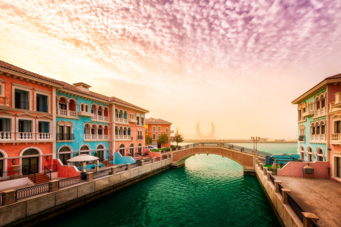Doha or Venice? Qanat Quartier at 