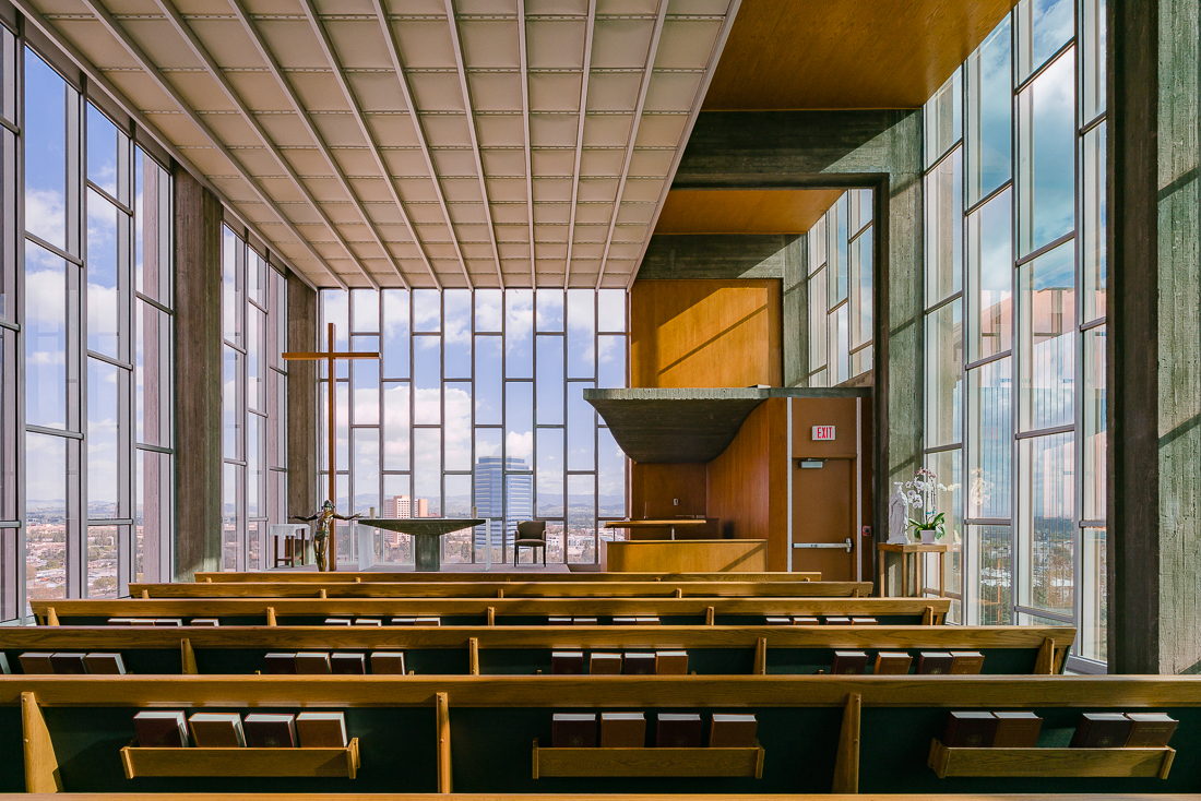 Chapel in the city - The Crystal Cathedral Campus, CA