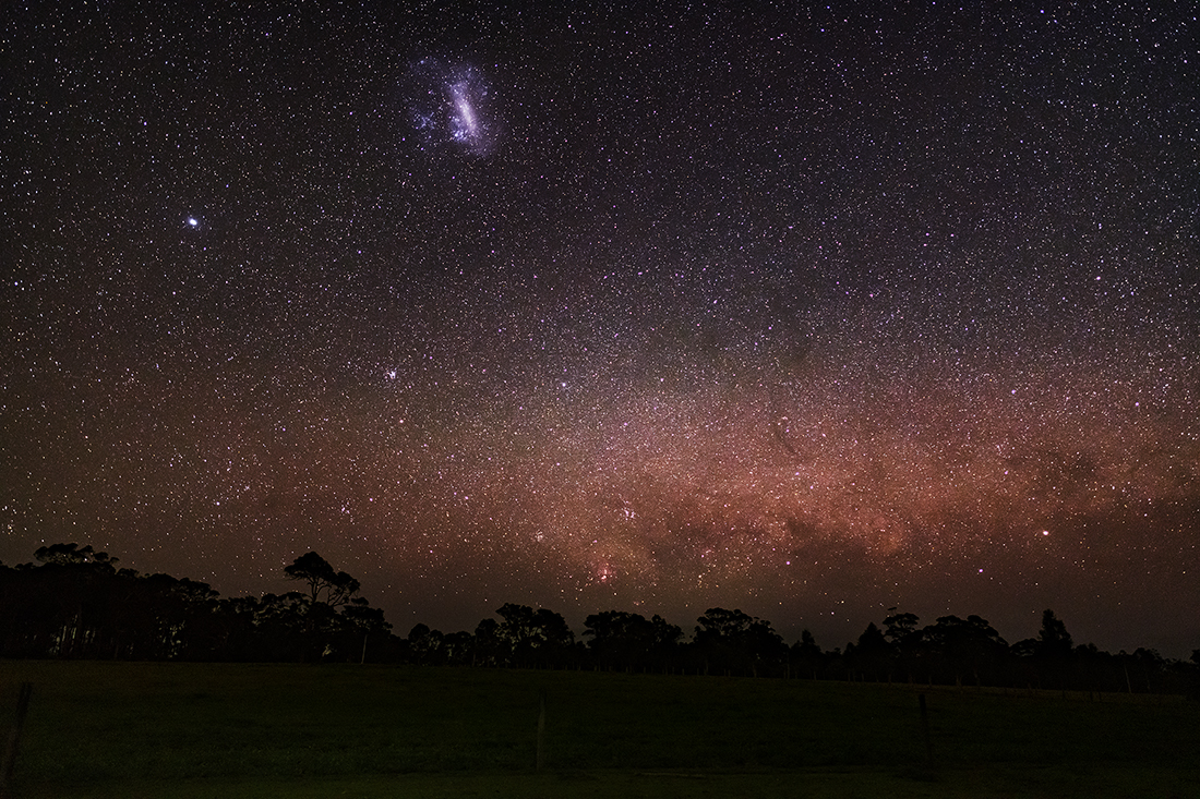 Milky way from the Southern Hemisphere 