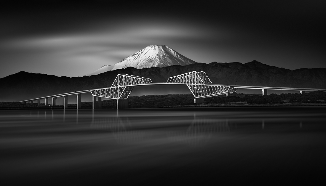 Mount Fuji and Gatebridge