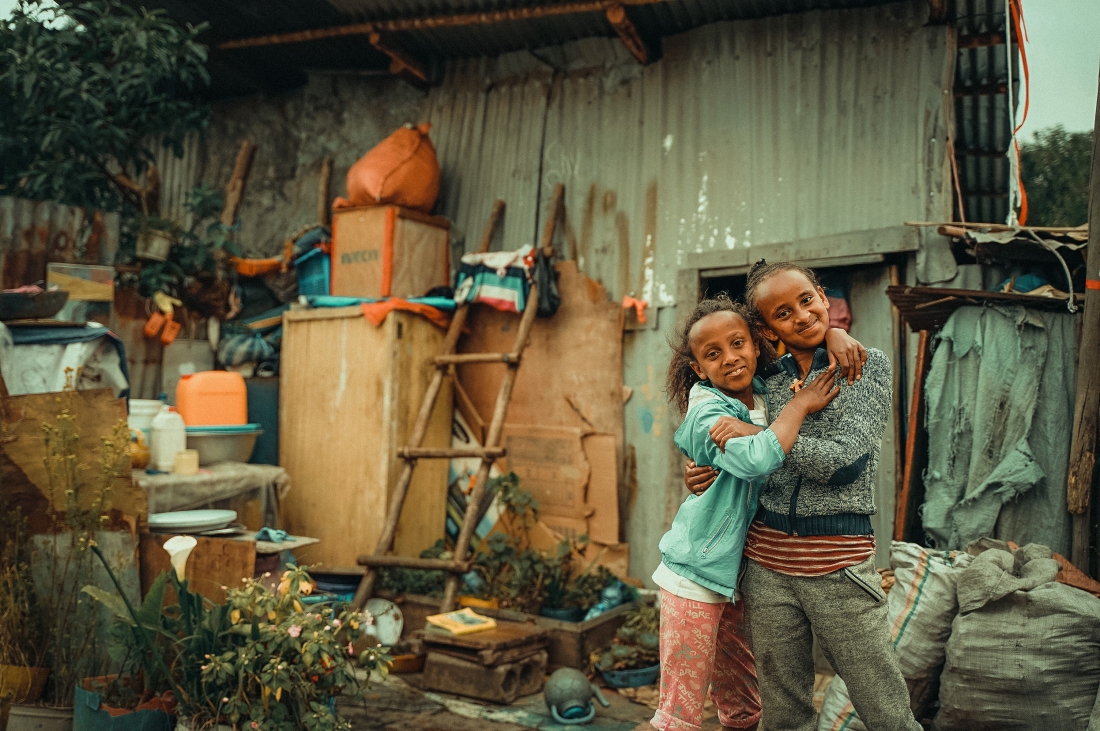 People on the street of Addis Ababa