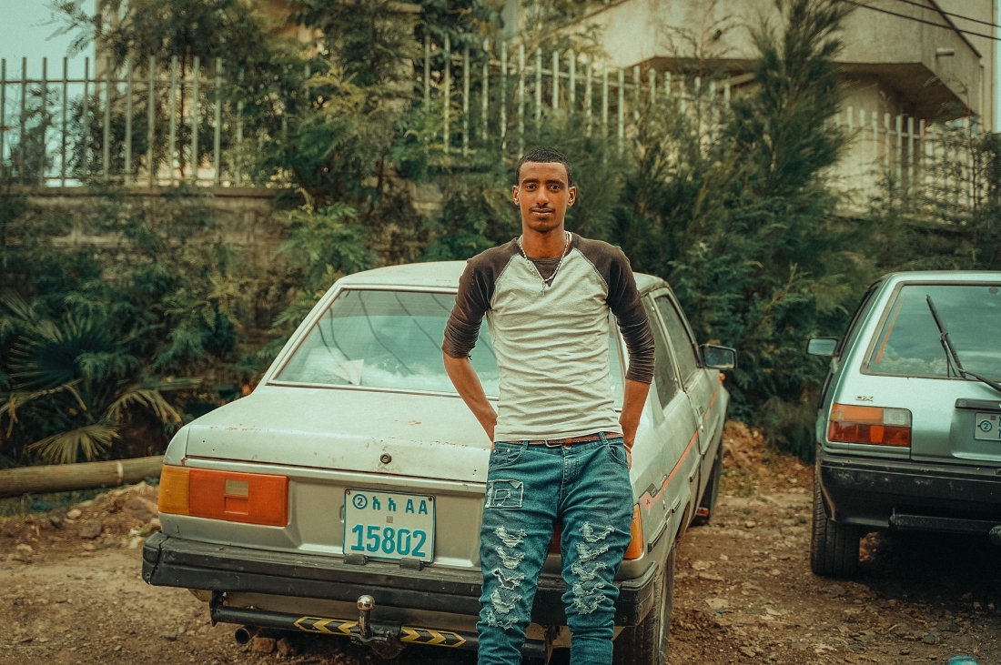 People on the street of Addis Ababa