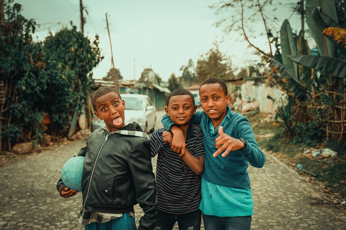 People on the street of Addis Ababa