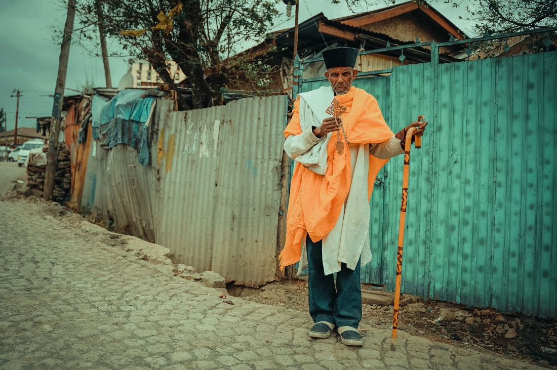 People on the street of Addis Ababa