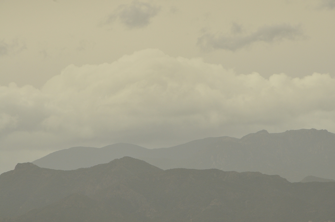 Sardinian Mountains and Sky