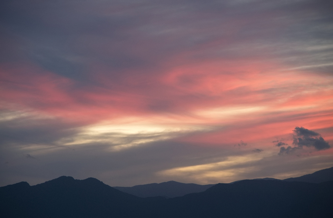 Sardinian Mountains and Sky