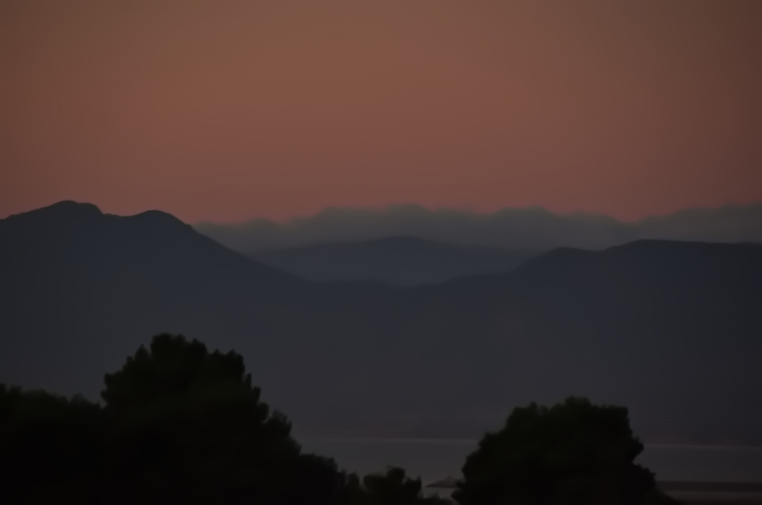 Sardinian Mountains and Sky