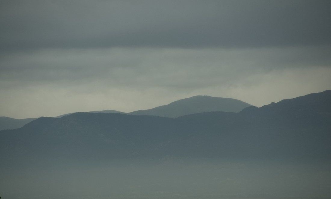 Sardinian Mountains and Sky