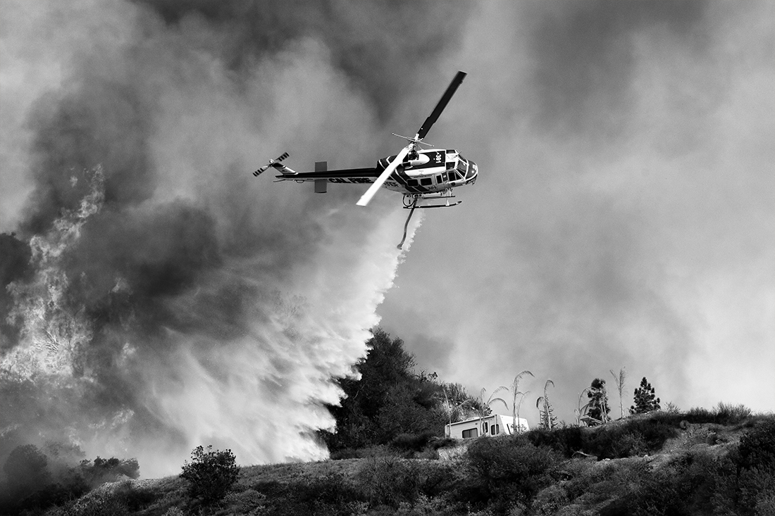 The Colby Fire, Glendora, CA. USA. January 16th, 2014