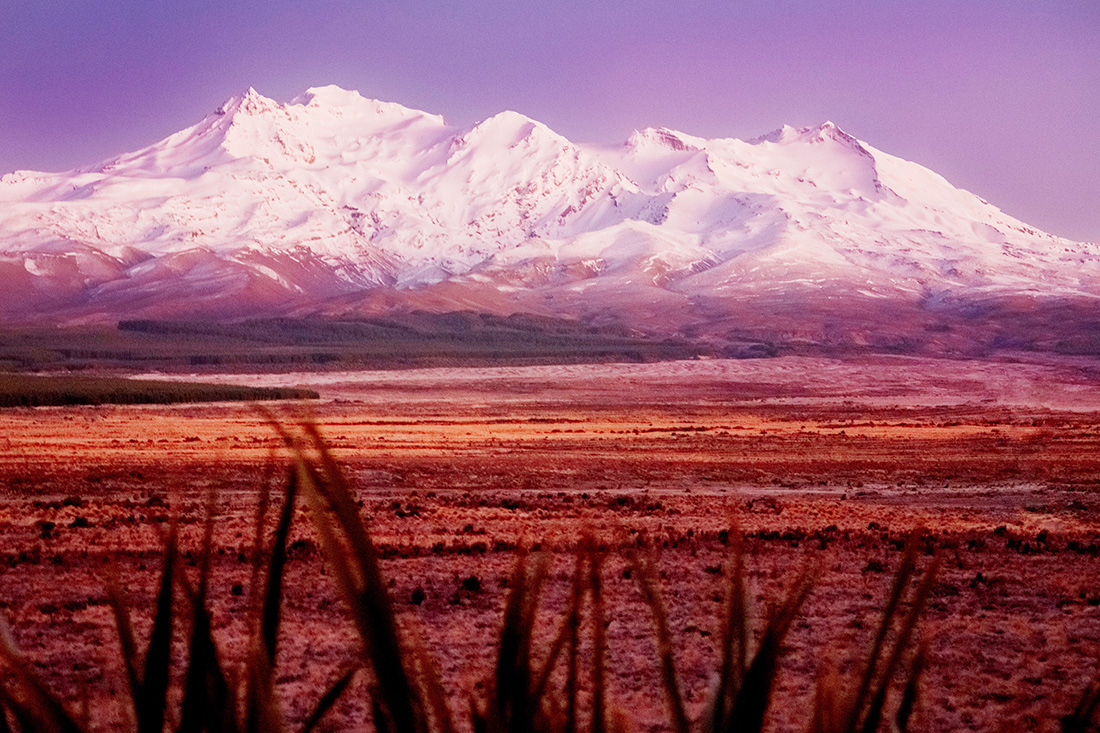 Sunrise at Desert Road, New Zealand