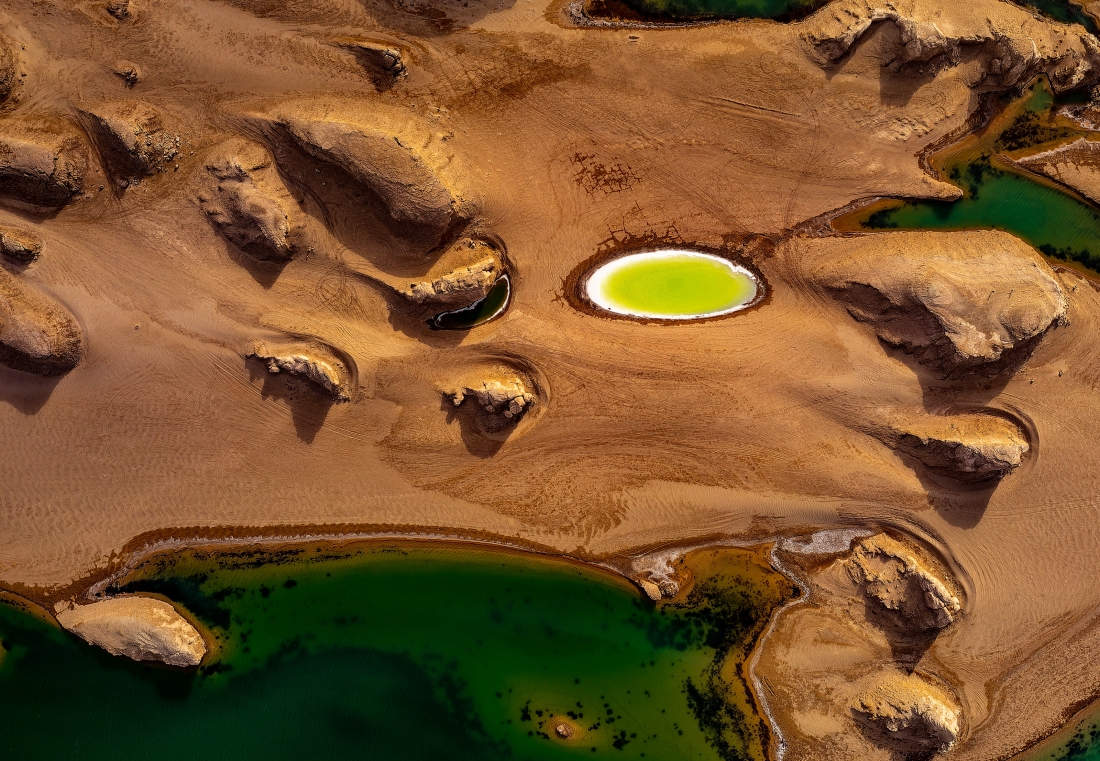 Yardang on Water