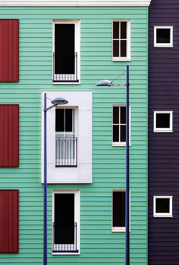 A world of colorful facades