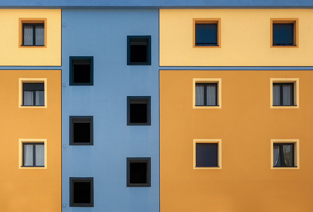 A world of colorful facades