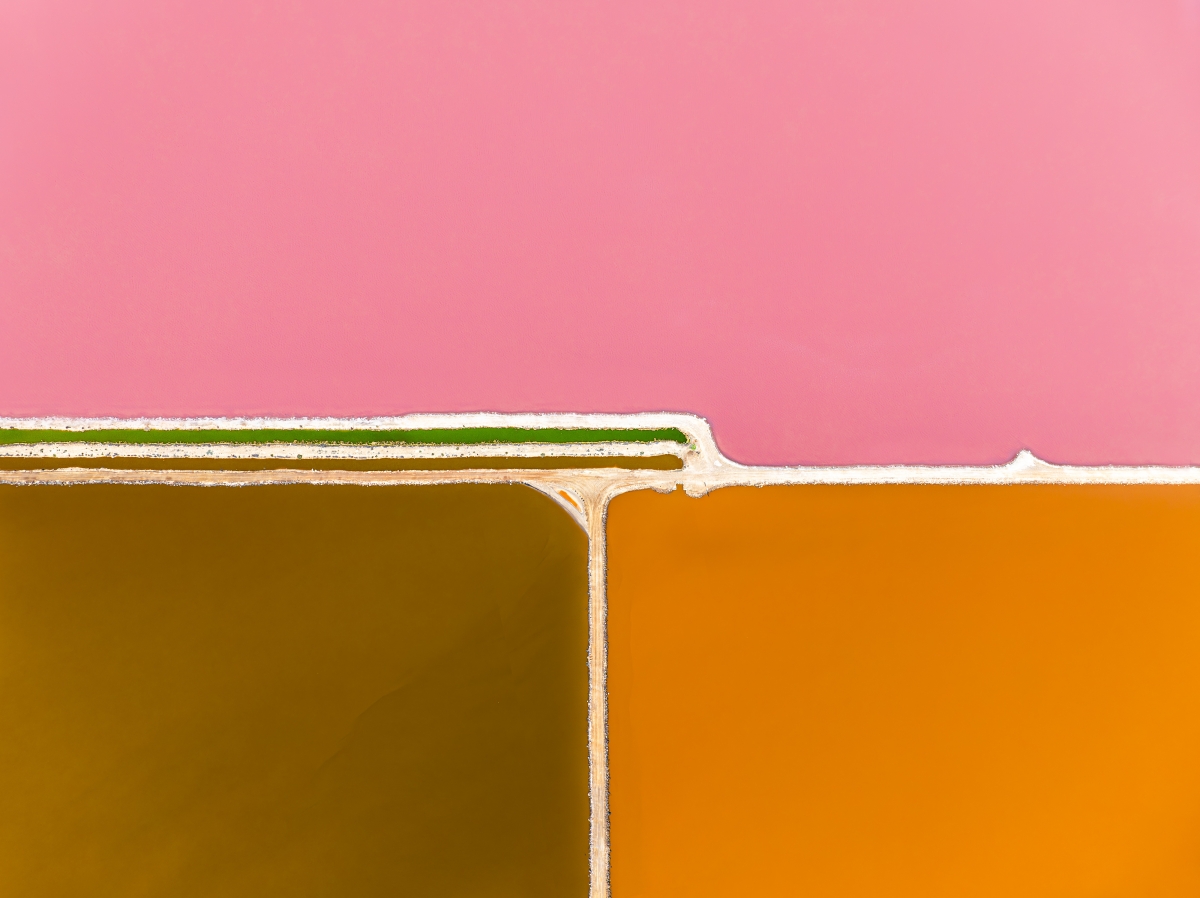 Chromatic Geometry Series: Salt Fields of Shark Bay