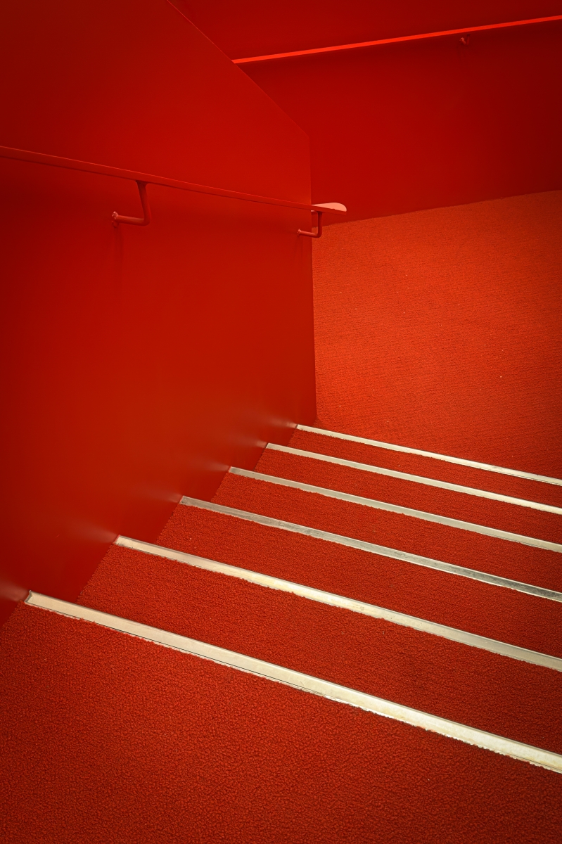 Red stairs
