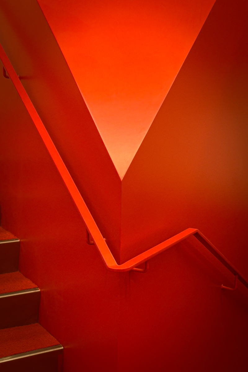 Red stairs