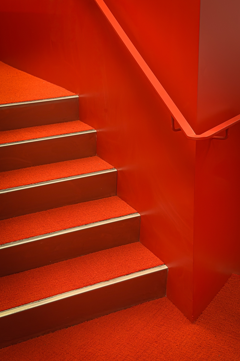 Red stairs