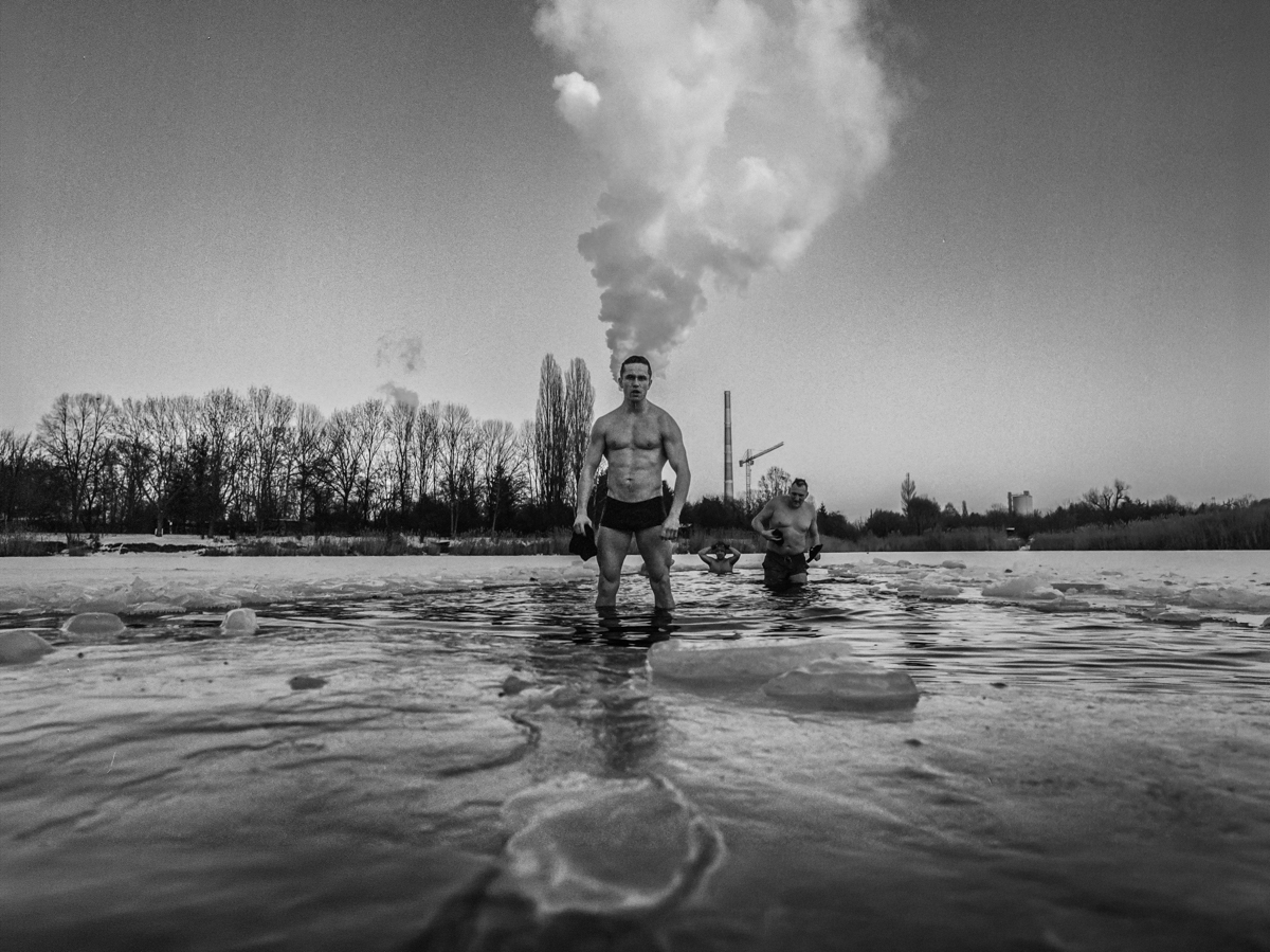 Winter Swimming in Toxic Lake