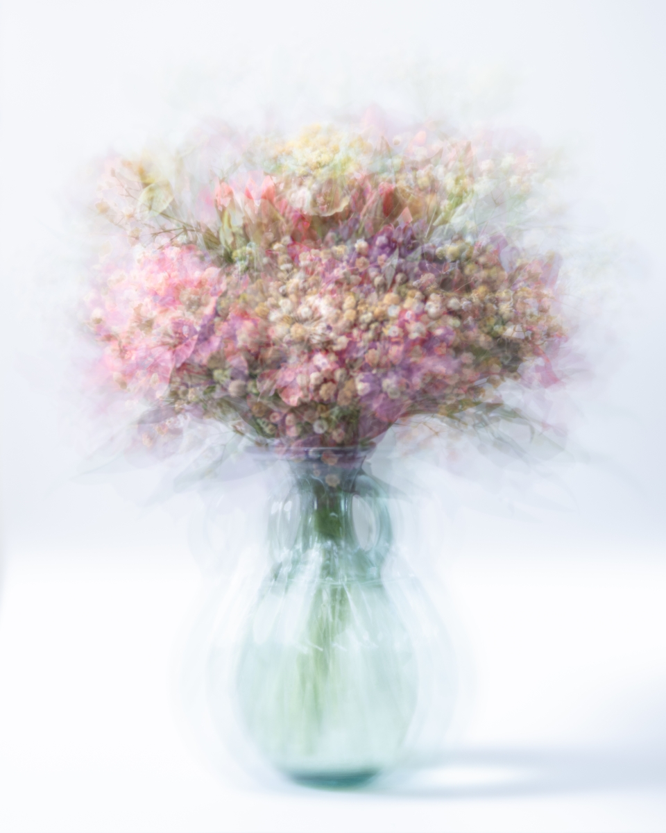 Still Life: Flowers in a glass vase