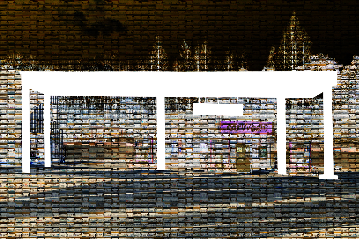 A view of a Gas Station