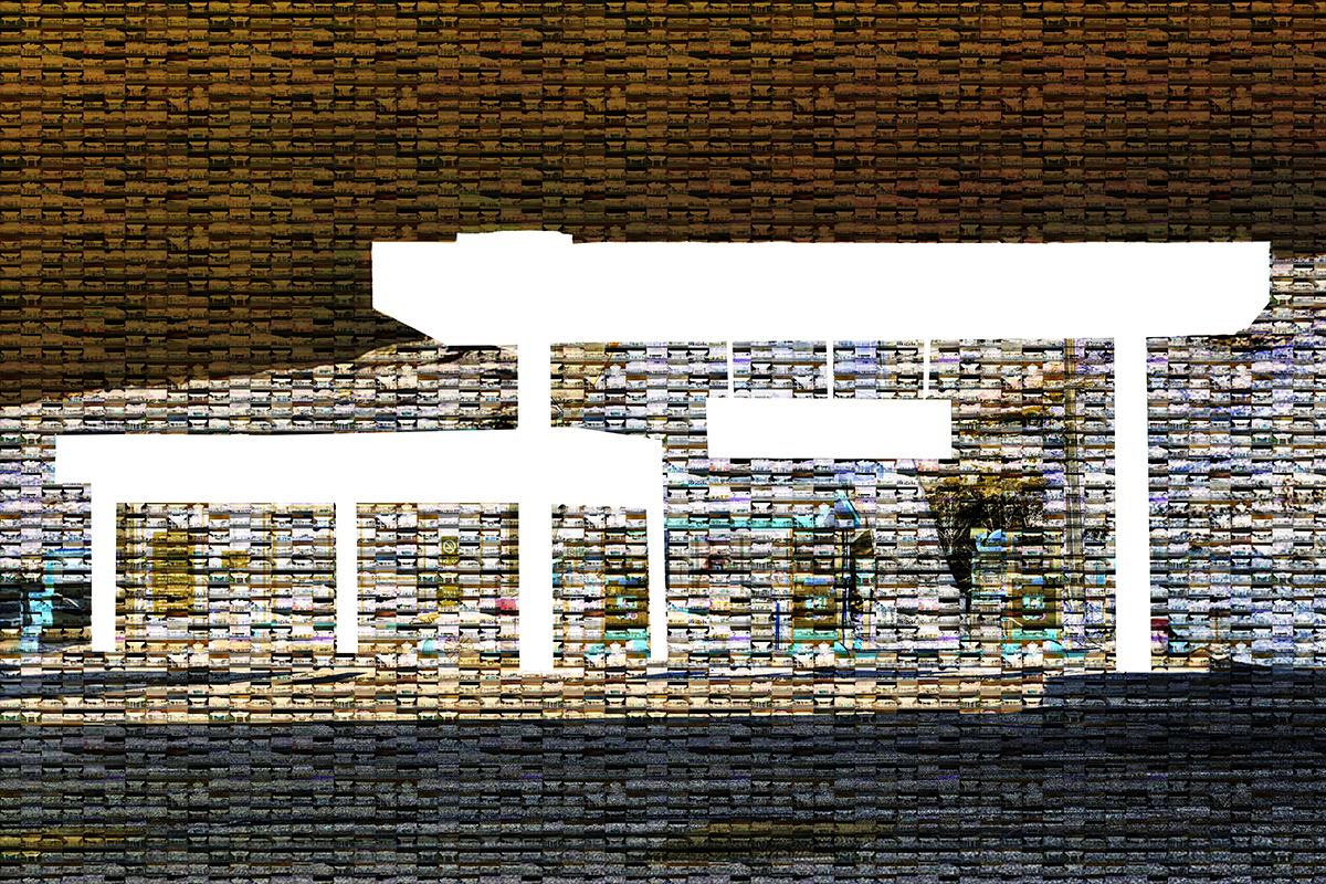 A view of a Gas Station