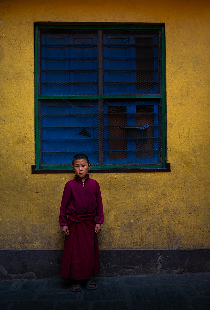The window and the monk I