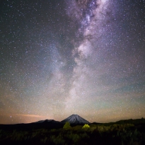 Milkyway over Mt Ngauruhoe 