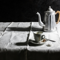 Three Tables. An Edward Hopper Tribute